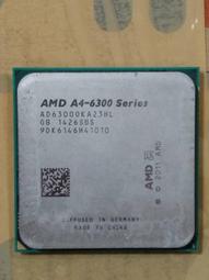 AMD A4-6300 FM2腳位 雙核心 雙執行序 內建顯示 速度3.7G L2=1M 64位元 32奈米 65W 歷史價格詳細信息