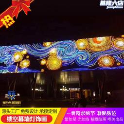 商業酒店廣場美陳景場地布置發光雪花圖案燈LED燈帶窗花造型燈 歷史價格詳細信息