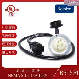 NEMA 5-15美標帶蓋防水暗裝插頭 三極電源接線插頭 PA66尼龍材質 歷史價格詳細信息