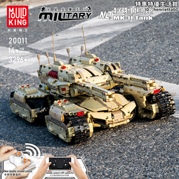 坦克軍事系列拼裝積木玩具二戰男孩子履帶式大型高難度裝甲車 歷史價格詳細信息