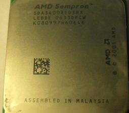 AMD Sempron  SDA2600AI02BX  含原廠風扇 編號09181708 歷史價格詳細信息