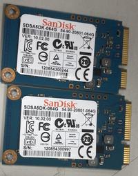【SanDisk SDSA5FK-128G mSATA SSD 固態硬碟 128GB 】特殊 半高 Half Slim 歷史價格詳細信息