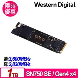WD 黑標 SN750 SE 1TB M.2 2280 Gen4 PCIe SSD 固態硬碟 歷史價格詳細信息