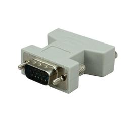 VGA轉DVI-I轉接頭 HDB15母DVI公轉接頭 彎頭90度 顯示器DVI轉接頭 歷史價格詳細信息