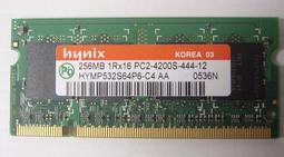 海力士 Hynix 256MB PC2-5300S-555-12 DDR2 667 雙面顆粒筆電記憶體 ㄧ條250元 歷史價格詳細信息