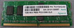 宇瞻 APacer DDR2 533 512M 筆電型電腦記憶體 雙面顆粒 歷史價格詳細信息