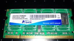 威剛 A-DATA 1GB DDR2 667 CL-5 NB筆記型電腦用記憶體 歷史價格詳細信息