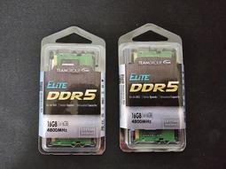 TEAM 十銓 ELITE DDR5 4800 16GB 筆記型記憶體 歷史價格詳細信息