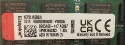 金士頓 DDR3L 1600 8GB KCP3L16ND8/8 Dell Hp Toshiba 專用款 記憶體 歷史價格詳細信息