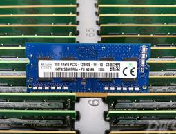Hynix  2GB 1RX8 PC3-12800S DDR3-1600MHz  SODIMM  204p 筆電記憶體 歷史價格詳細信息