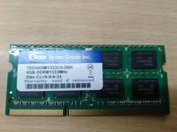 二手品 十銓 Team筆記型電腦  ELITE SO-DIMM DDR3 4GB 1333 歷史價格詳細信息