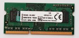 Kingston KVR16LS11/4 DDR3L-1600 4GB 低電壓 歷史價格詳細信息