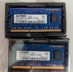 ELPIDA DDR3 PC3 12800 筆電記憶體 兩條一起賣 歷史價格詳細信息