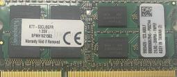 二手 金士頓 KINGSTON DDR3  KVR16L$11/4  1.35V 筆電記憶體 歷史價格詳細信息