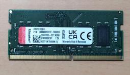 金士頓 Kingston DDR4 2666 8G RAM 筆記型電腦 記憶體(KVR26S19S8/8) 歷史價格詳細信息