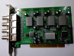 PCI介面,4路監控卡,VP-40 VER:1.2 保全監視卡 歷史價格詳細信息