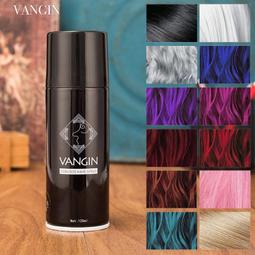 VANGIN一次性染髮噴霧 無味不傷髮黑色奶奶灰彩色噴霧染髮膏男女320ml暫時性染髮劑 造型設計 歷史價格詳細信息
