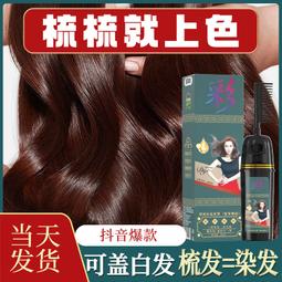 壹梳就彩染發膏壹梳黑植物泡泡染發劑家裏清水染發蓋白 歷史價格詳細信息