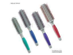 【DT髮品】專業級 Q派 純鬃毛加針斜列圓梳 (小) 豬鬃毛 台灣製造 另售 按摩梳 尖尾梳【0313114】 歷史價格詳細信息