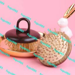 良工好物天然紅檀木梳子頭皮niu角梳梳頭部按摩梳女頭療檀木梳 歷史價格詳細信息