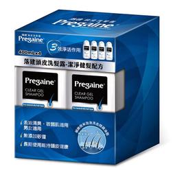 落建 Pregaine  頭皮洗髮露-潔淨健髮配方 400ml x2入+露得清男性洗面乳 【嬌生美妝生活達人館】 歷史價格詳細信息