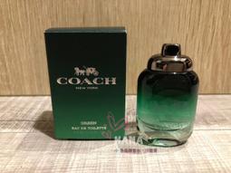 Coach 時尚都會男性淡香水小香(4.5ml) 歷史價格詳細信息