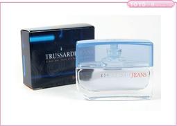 TRUSSARDI JEANS 義大利製藍色棉+彈性直筒牛仔褲,UK29,腰圍27.5吋,褲檔長11吋,少穿降價大出清 歷史價格詳細信息