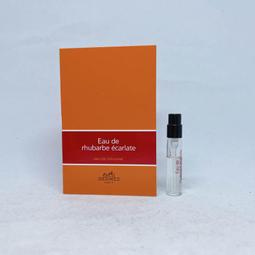 HERMES 愛馬仕 Rhubarbe Ecarlate 緋紅火蔘 古龍水 2ml 全新香水????試香分裝針管 價格比較,價格查詢,歷史價格詳細信息
