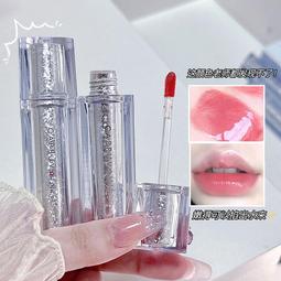 鏡面水光唇蜜唇露唇釉冰熨斗口紅鏡面不掉色不沾杯純欲辣妹女學生 歷史價格詳細信息