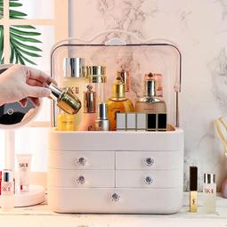 化妝品收納盒【ARZ】【C168】超大容量 可手提 抽屜式化妝盒 保養品收納盒 手提化妝箱 防塵化妝盒 化妝品收納架 歷史價格詳細信息