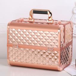 化妝盒收納箱專業美甲紋繡拉桿化妝箱彩妝跟妝師化妝品收納箱多層大容量工具箱 歷史價格詳細信息