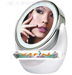 【巧妝鏡 可調光化妝鏡 美妝鏡 led三摺鏡 化妝鏡】顏天樂桌面led化妝鏡發光帶燈補光臥室梳妝鏡宿舍台式折疊收納鏡 歷史價格詳細信息