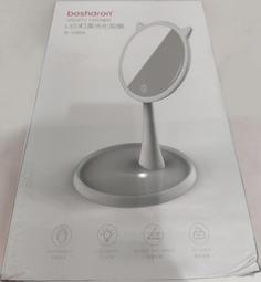 化妝鏡led桌鏡帶燈檯式無線帶燈小鏡子ins風宿舍桌面便攜小型梳妝鏡三色燈可調亮度鏡子 歷史價格詳細信息