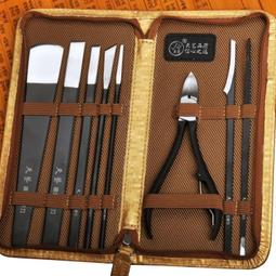 藝揚鑫九星手工制作修腳師專用竹節款足部嵌甲刀,甲溝炎刀5把套裝 歷史價格詳細信息