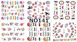 完美美甲~(水印-WA系列2-WA20~WA39) 彷日本水印貼紙超質感 天使 玫瑰 歐式圖騰 鬍子 歷史價格詳細信息