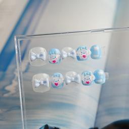 手工小貴婦穿戴甲 可愛手繪  裸粉色 可愛蝴蝶 氣質款  3-8歲美甲貼 歷史價格詳細信息