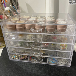 可以儲存粉底的調色盤化妝調色盤 粉底調色板便攜化妝調色盤 可折疊透明亞克力 試色調色 妝師專用調和盤 歷史價格詳細信息