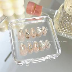 溫baby黑魔仙少女~y2k辣妹美甲爆閃紫色星星愛心甜酷穿戴甲片 歷史價格詳細信息