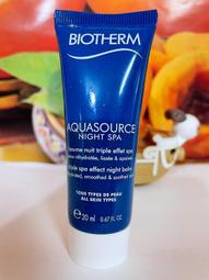 BIOTHERM 碧兒泉 深夜活泉SPA水面膜50ml送正貨身體乳200ml｜保濕 面膜｜官方旗艦店 歷史價格詳細信息