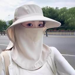 夏季護頸女士防曬遮陽帽子女款2023新款全臉太陽帽男款防紫外線潮 歷史價格詳細信息