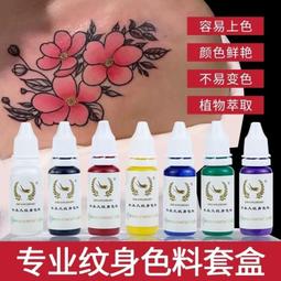 半永久紋身色料 刺青 正品 純植物小紋身色乳持久易上色紋身顏料 歷史價格詳細信息
