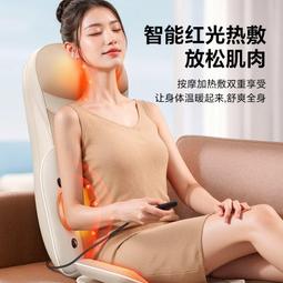 頸椎按摩器頸部腰背部全自動6d捶打揉捏熱敷機芯按摩披肩 歷史價格詳細信息