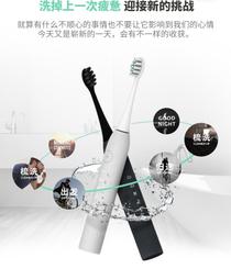 無線感應聲波電動牙刷 成人情侶音波牙刷 超音波牙刷 電動牙刷 音波電動牙刷 軟毛牙刷 歷史價格詳細信息