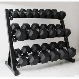 《熱賣現貨》啞鈴架  簡易啞鈴收納 新品單層啞鈴架 啞鈴擺放臺 健身啞鈴展示架 歷史價格詳細信息