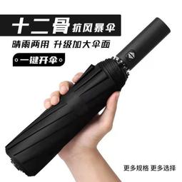 12骨全自動黑膠傘 自動摺疊傘 晴雨傘 歷史價格詳細信息