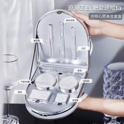 化妝品女生房間收納桌面防灰塵設計收納粉刷口紅盒子化妝刷桶-白黑【AAA6126】 歷史價格詳細信息