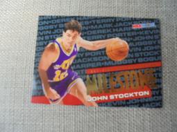 John Stockton  1996-97 Upper Deck Predictors TV CEL 透明 膠片卡 歷史價格詳細信息