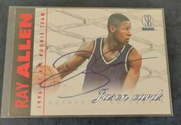 RAY ALLEN 1996-97 NBA HOOPS #279 ROOKIE CARD RC MILWAUKEE BUCKS 歷史價格詳細信息