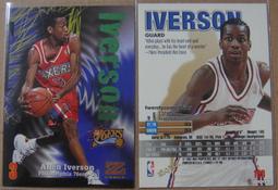ALLEN IVERSON 1998-99 skybox premium TEAM SKYBOX SP 歷史價格詳細信息