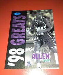 RAY ALLEN 1996-97 NBA HOOPS #279 ROOKIE CARD RC MILWAUKEE BUCKS 歷史價格詳細信息